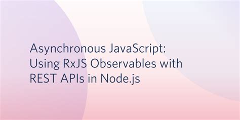 rxjs nodejs.